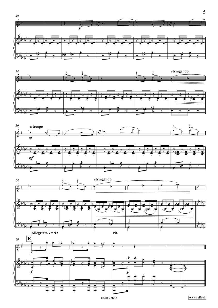 Die Fledermaus Overture Die Fledermaus Overture Alto Saxophone scores gallery preview page 6
