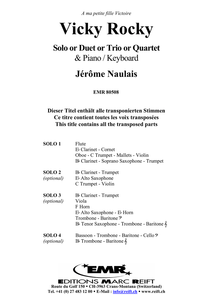 Vicky Rocky Vicky Rocky Piano Accompaniment scores gallery preview page 2
