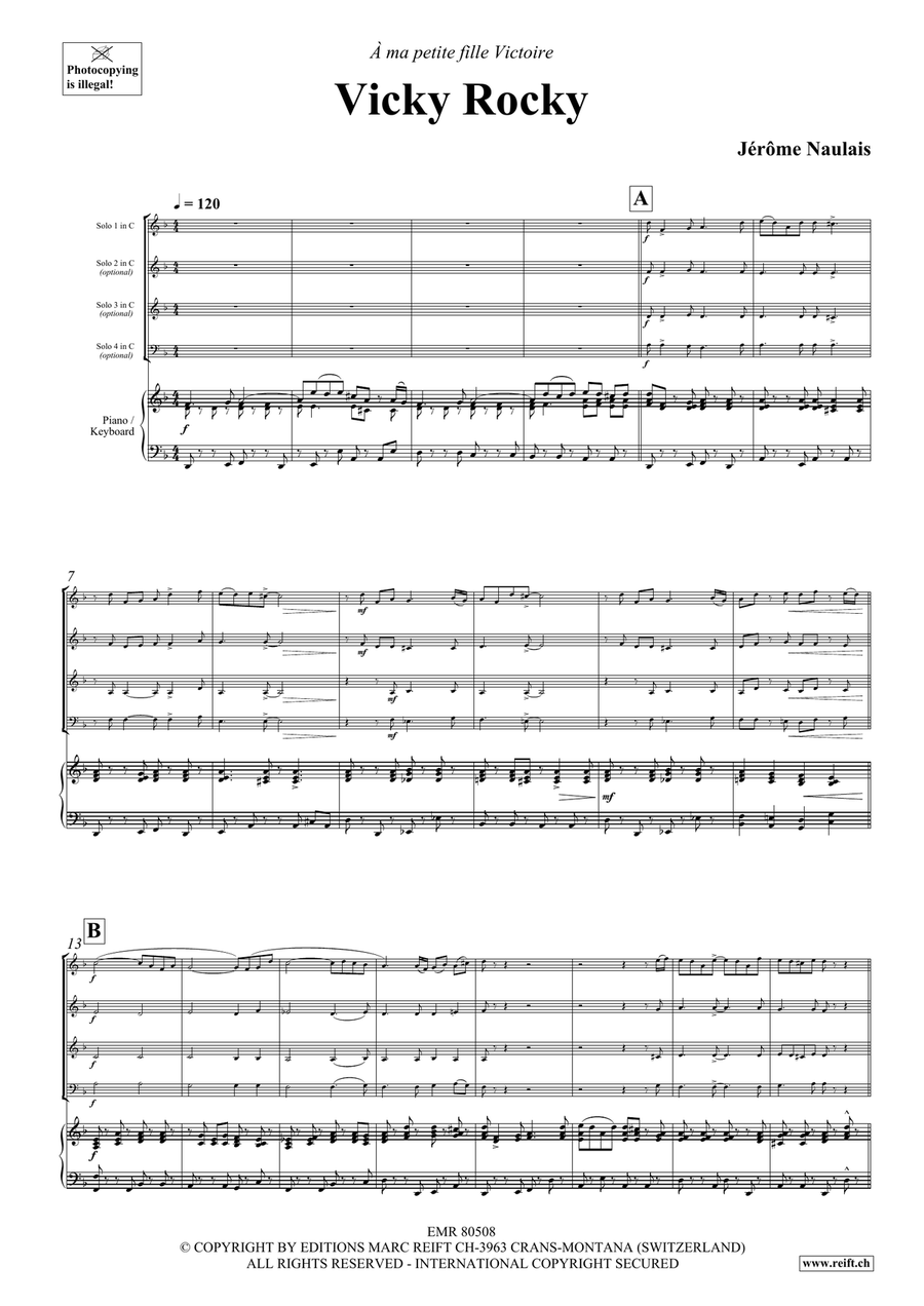 Vicky Rocky Vicky Rocky Piano Accompaniment scores gallery preview page 4