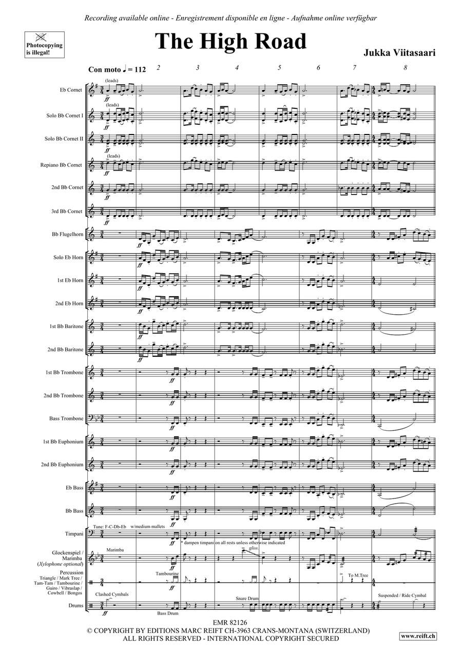 The High Road The High Road Brass Band scores gallery preview page 4
