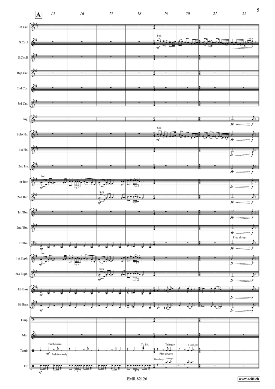 The High Road The High Road Brass Band scores gallery preview page 6