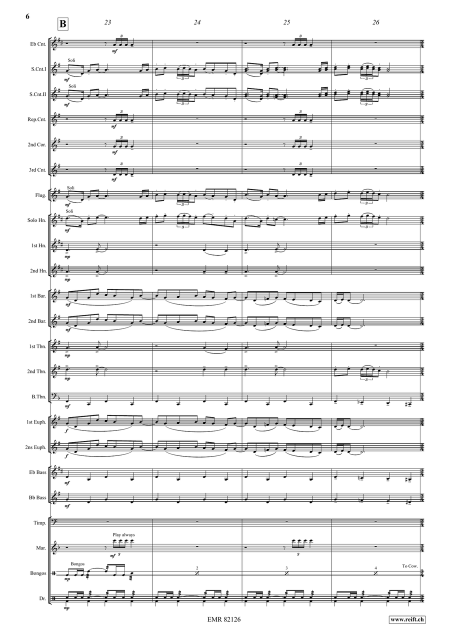 The High Road The High Road Brass Band scores gallery preview page 7