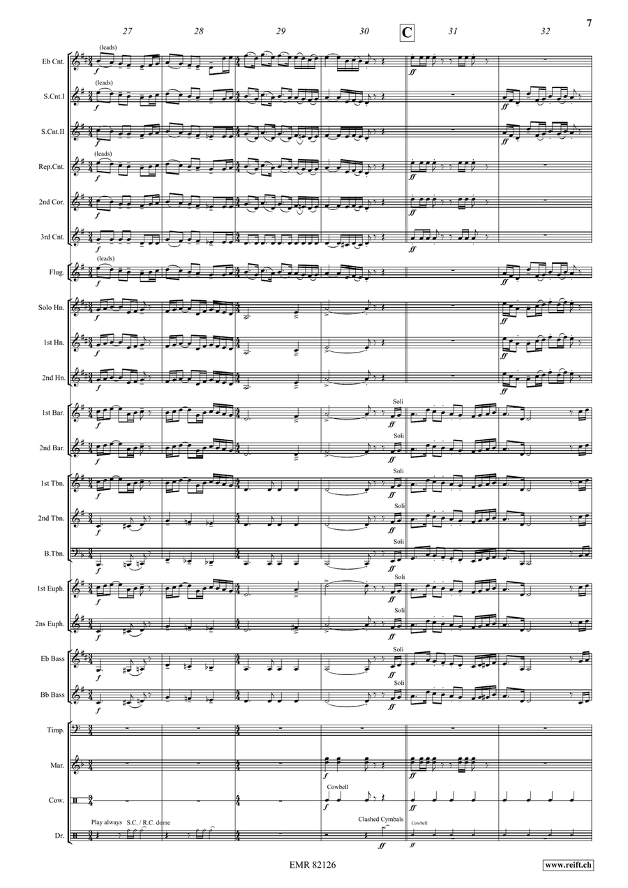 The High Road The High Road Brass Band scores gallery preview page 8