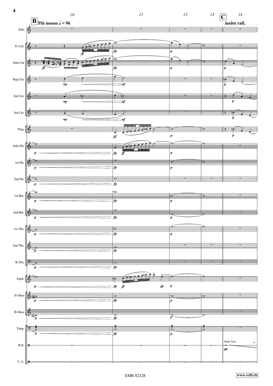 The Landscapes We Pass Through Brass Band scores gallery preview page 6