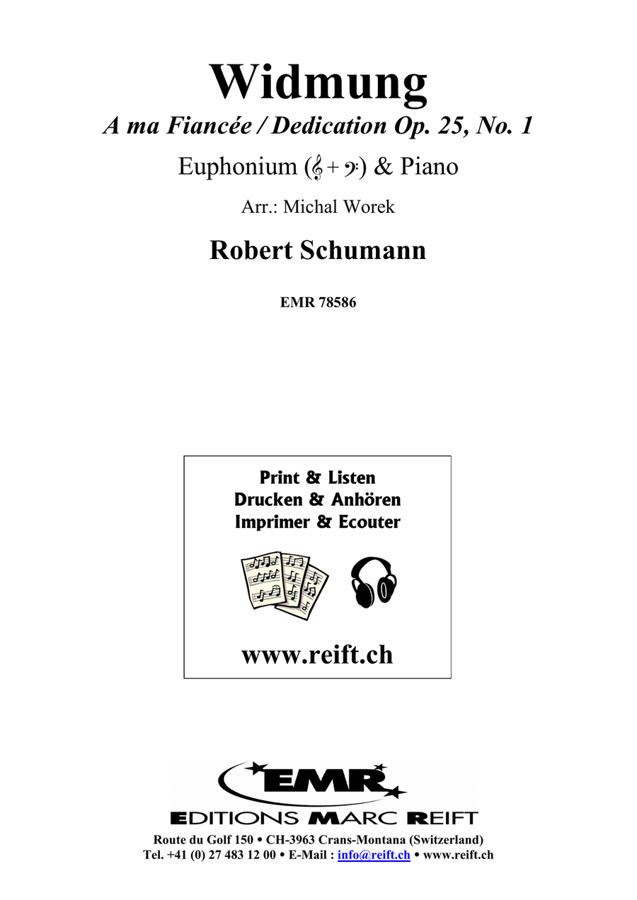 Widmung Widmung Euphonium scores gallery preview page 2