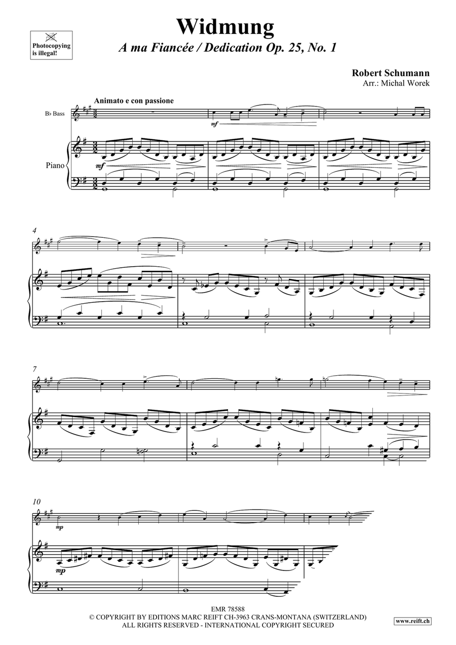 Widmung Widmung Voice Solo scores gallery preview page 3