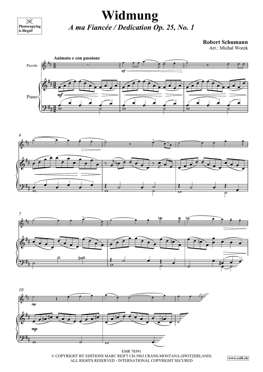 Widmung Widmung Piccolo scores gallery preview page 3
