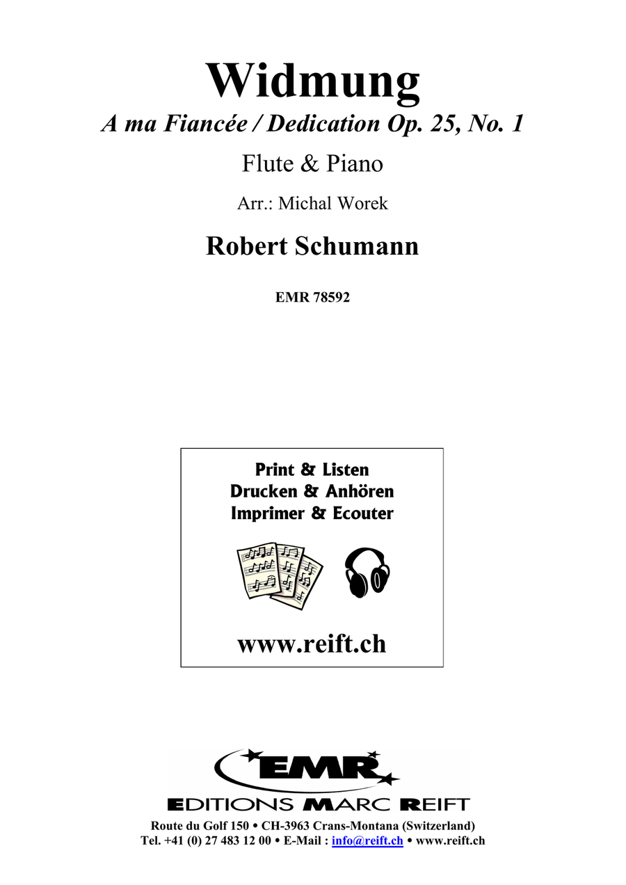 Widmung Widmung Flute Solo scores gallery preview page 2