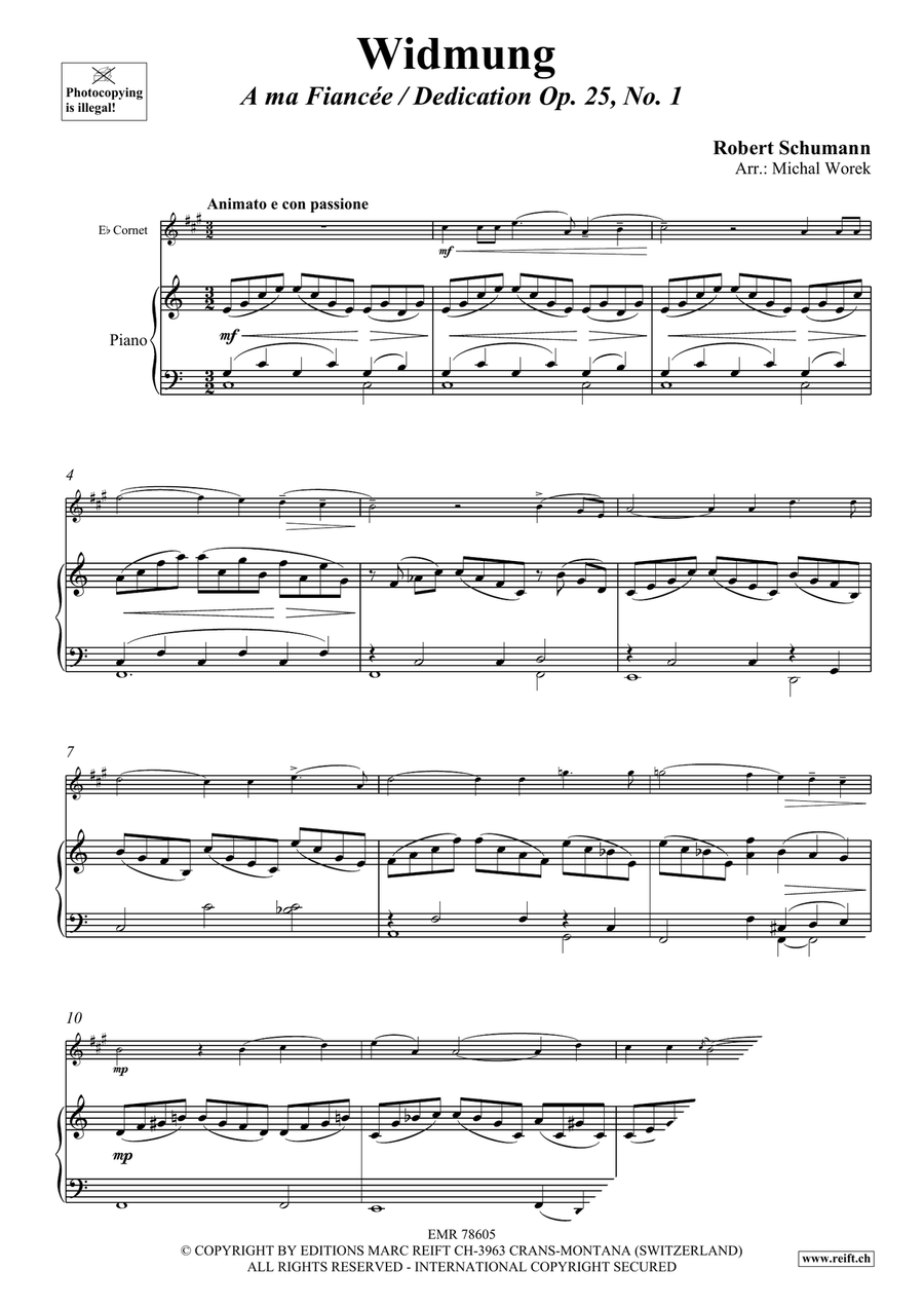 Widmung Widmung Cornet scores gallery preview page 3