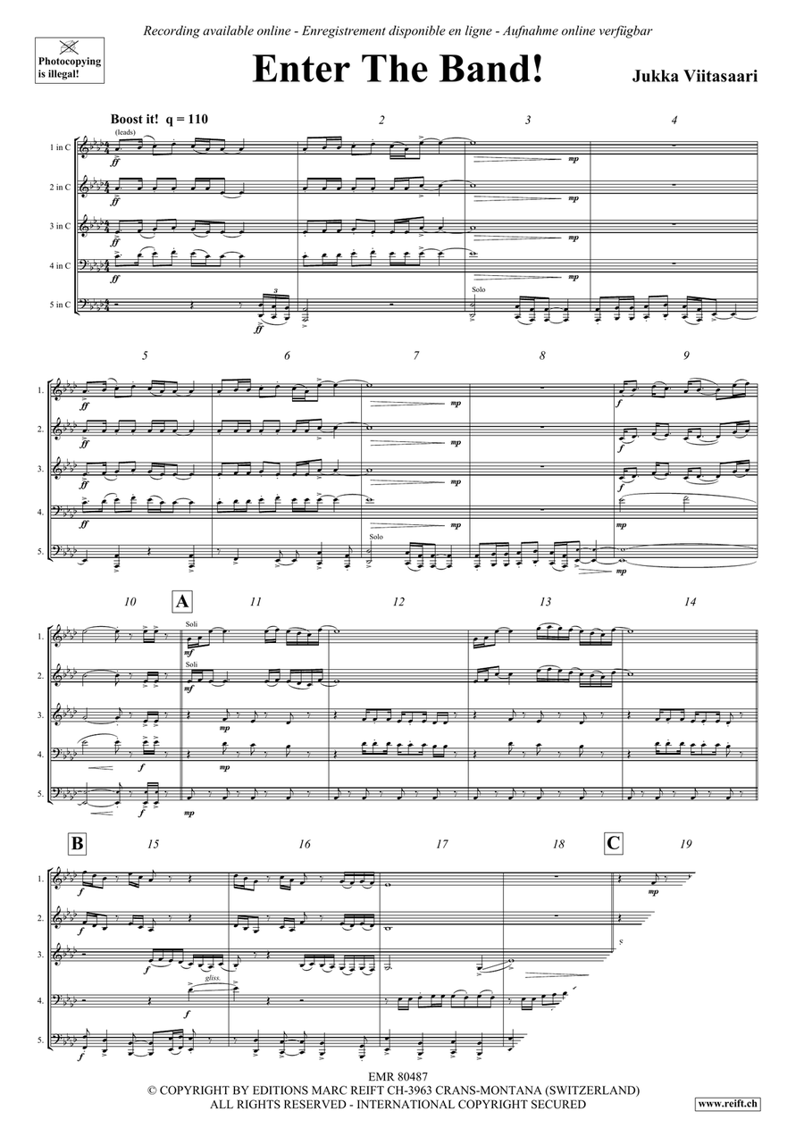 Enter The Band! Score scores gallery preview page 4