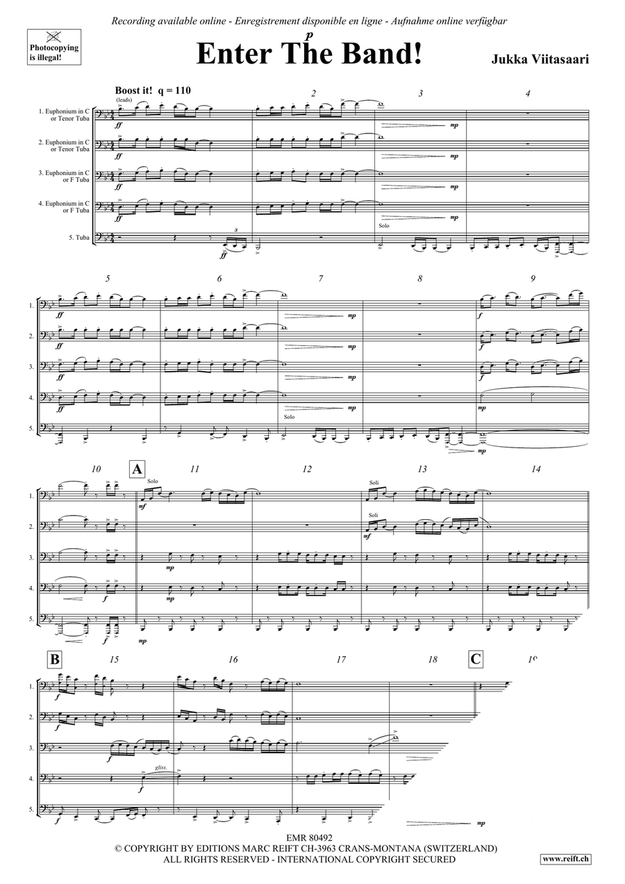 Enter The Band! Enter The Band! Tuba scores gallery preview page 4