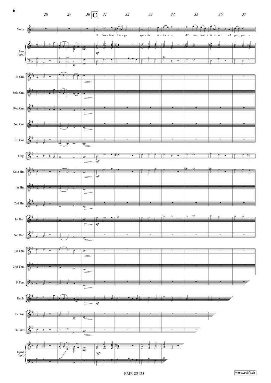 Lascia Ch'io Pianga Lascia Ch'io Pianga Brass Band scores gallery preview page 6