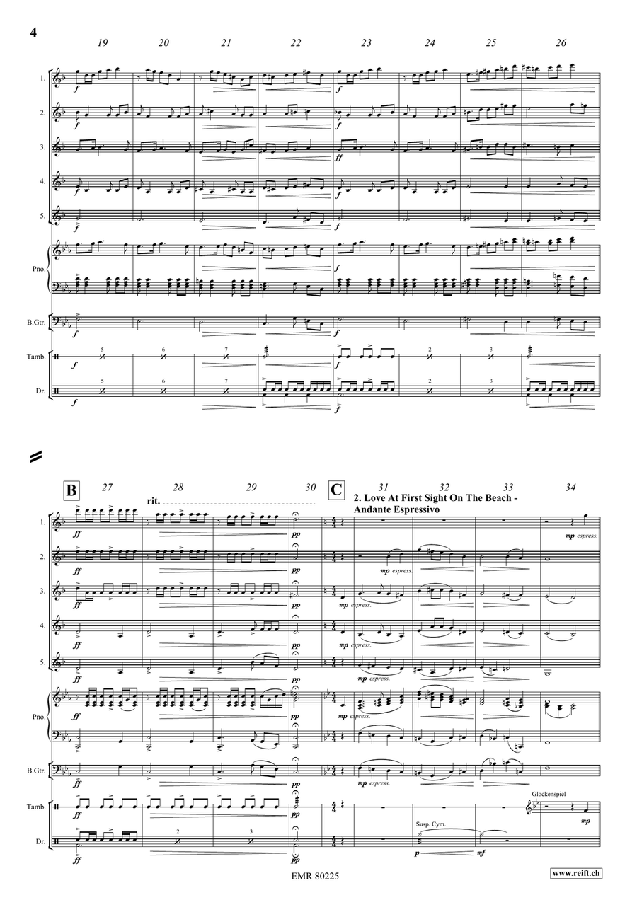 Carribean Adventure Carribean Adventure Clarinet Quintet scores gallery preview page 5