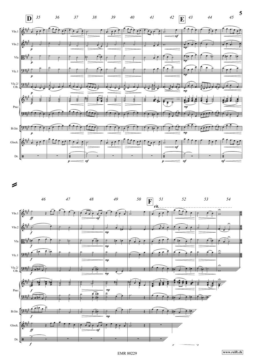 Carribean Adventure Carribean Adventure String Quintet scores gallery preview page 6