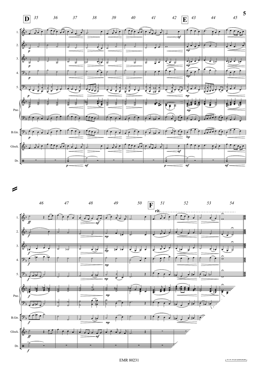 Carribean Adventure Woodwind Quintet scores gallery preview page 6