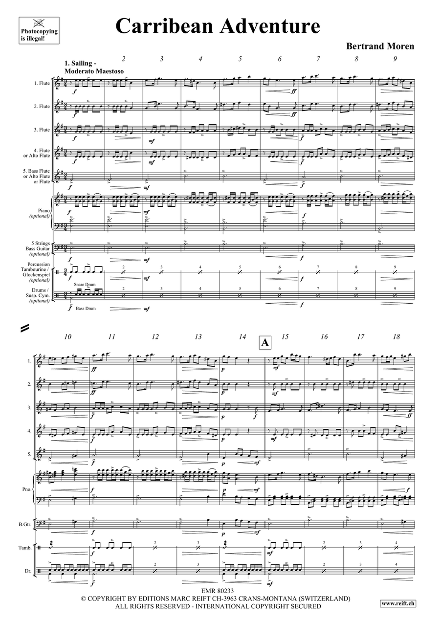Carribean Adventure Carribean Adventure Flute scores gallery preview page 4