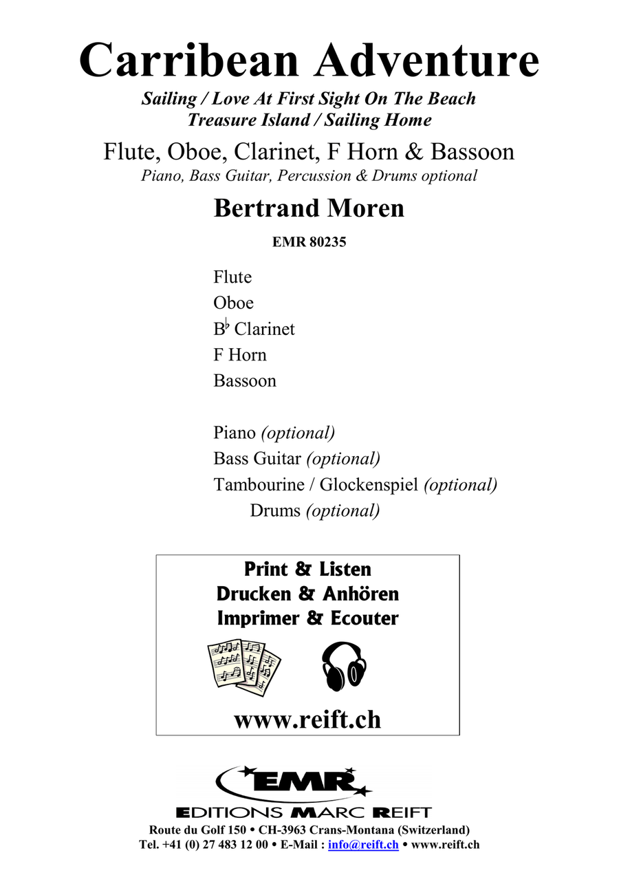 Carribean Adventure Carribean Adventure Woodwind Quintet scores gallery preview page 2