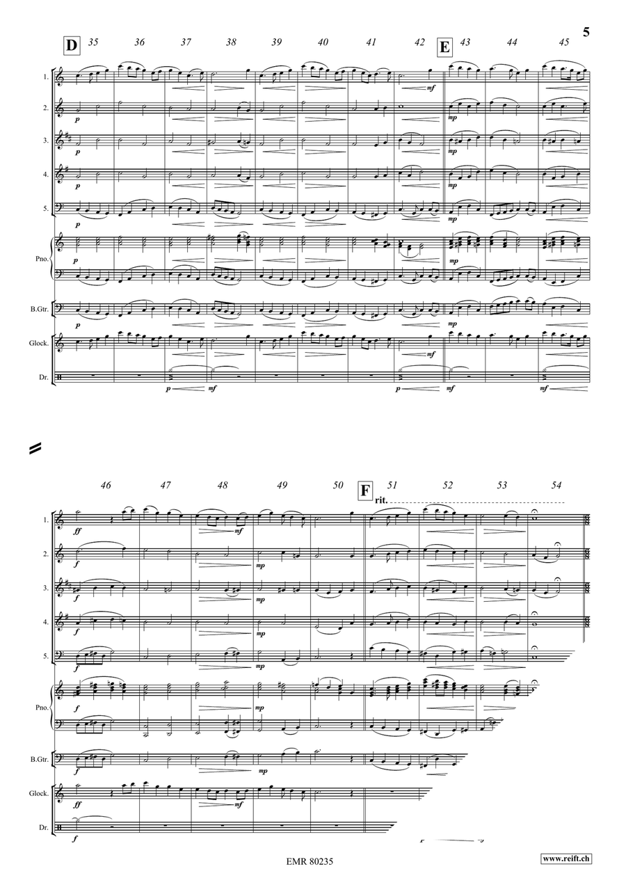 Carribean Adventure Carribean Adventure Woodwind Quintet scores gallery preview page 6