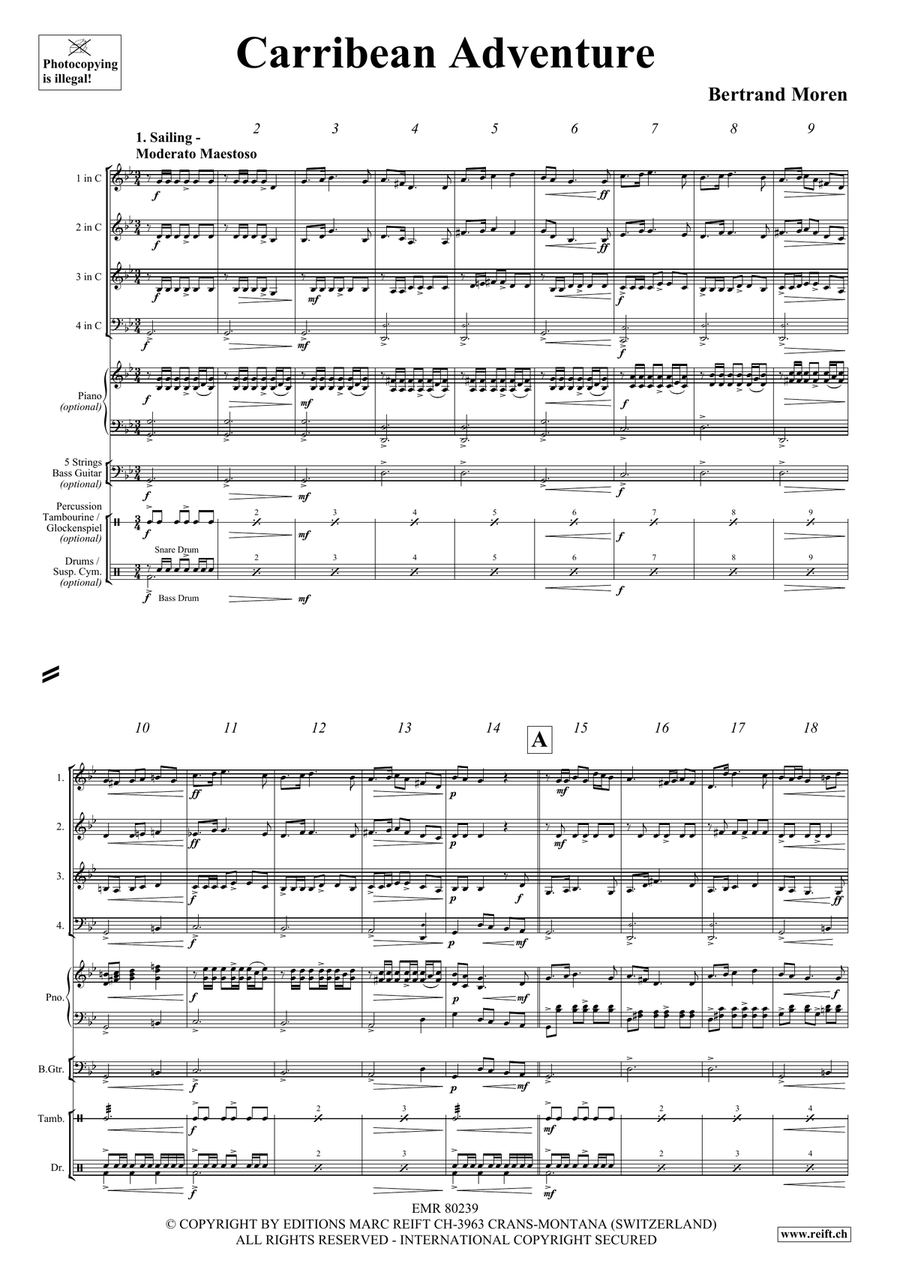 Carribean Adventure Carribean Adventure Score scores gallery preview page 4