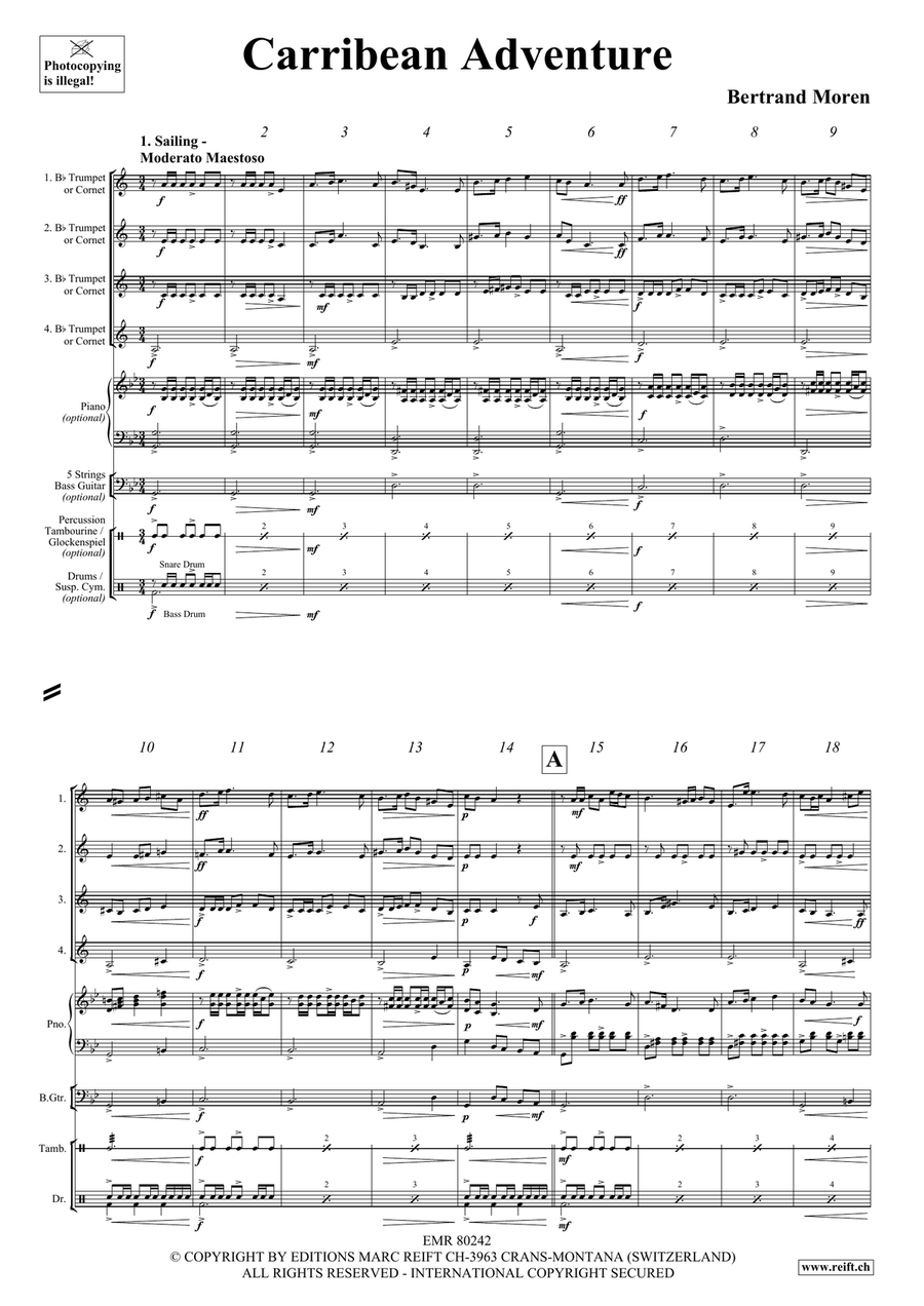 Carribean Adventure Carribean Adventure Cornet scores gallery preview page 4
