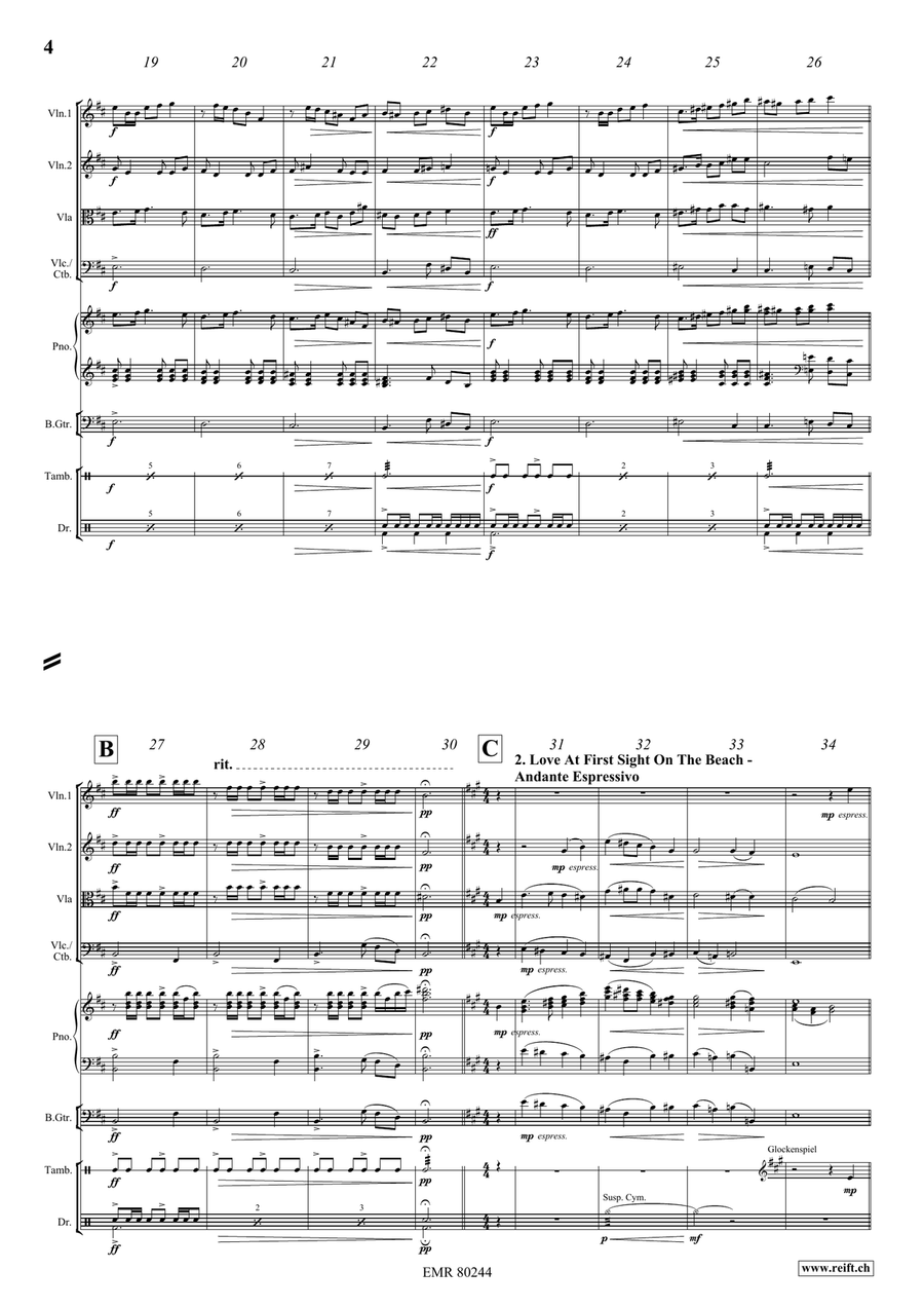 Carribean Adventure Carribean Adventure String Quartet scores gallery preview page 5