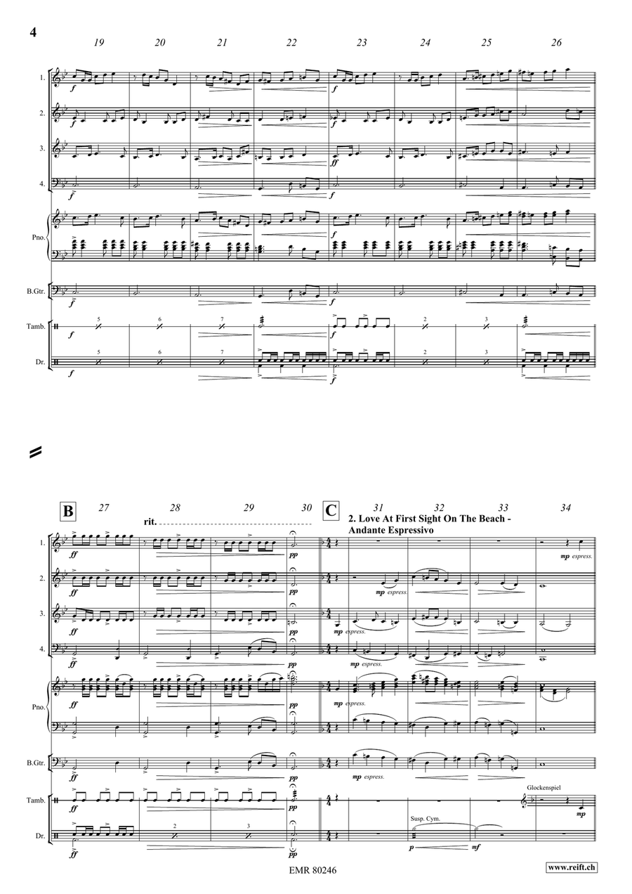 Carribean Adventure Woodwind Quartet scores gallery preview page 5