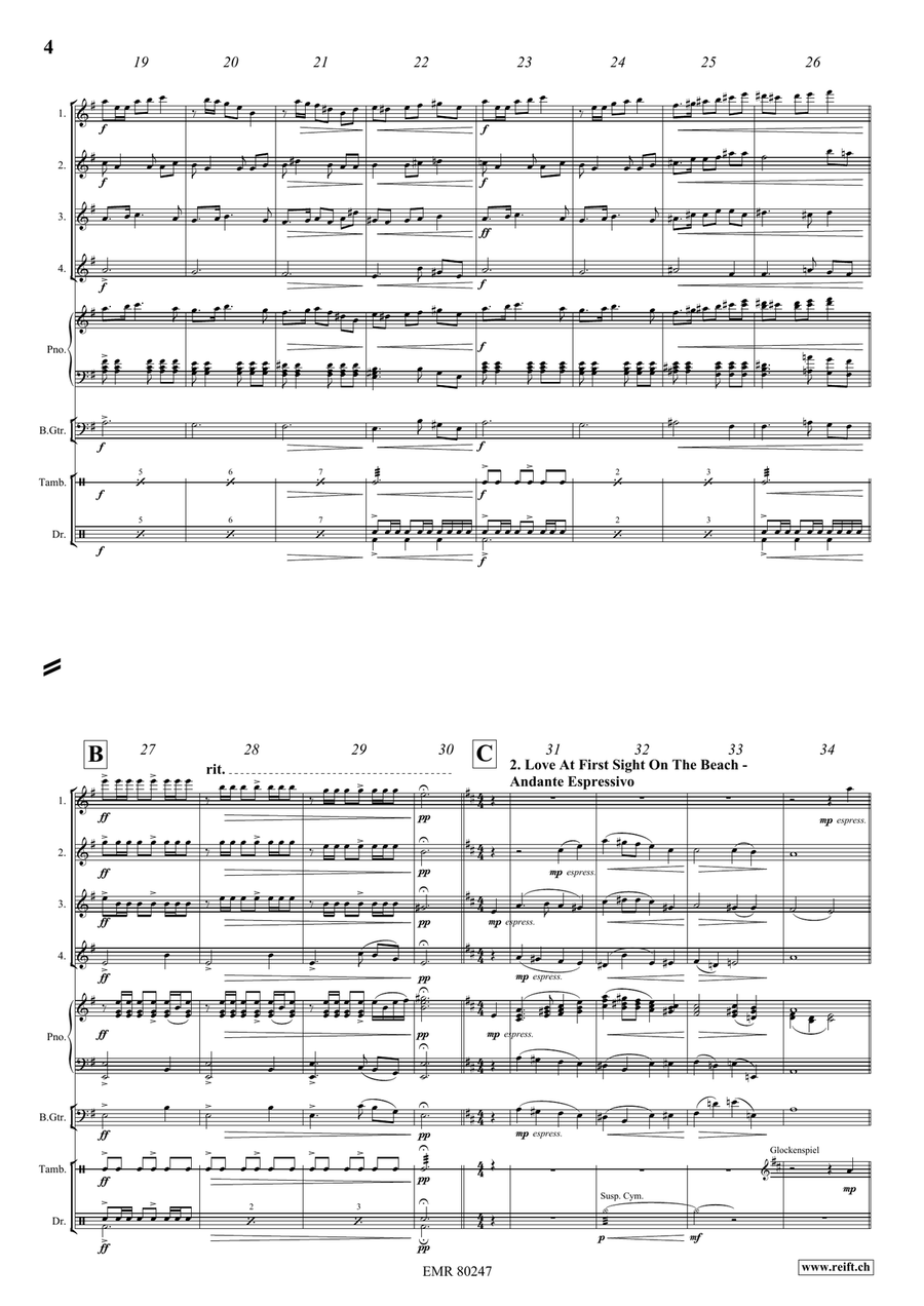 Carribean Adventure Carribean Adventure Flute Quartet scores gallery preview page 5