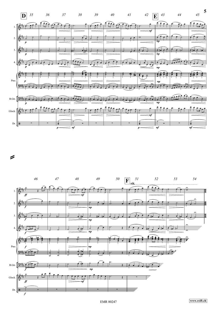 Carribean Adventure Carribean Adventure Flute Quartet scores gallery preview page 6