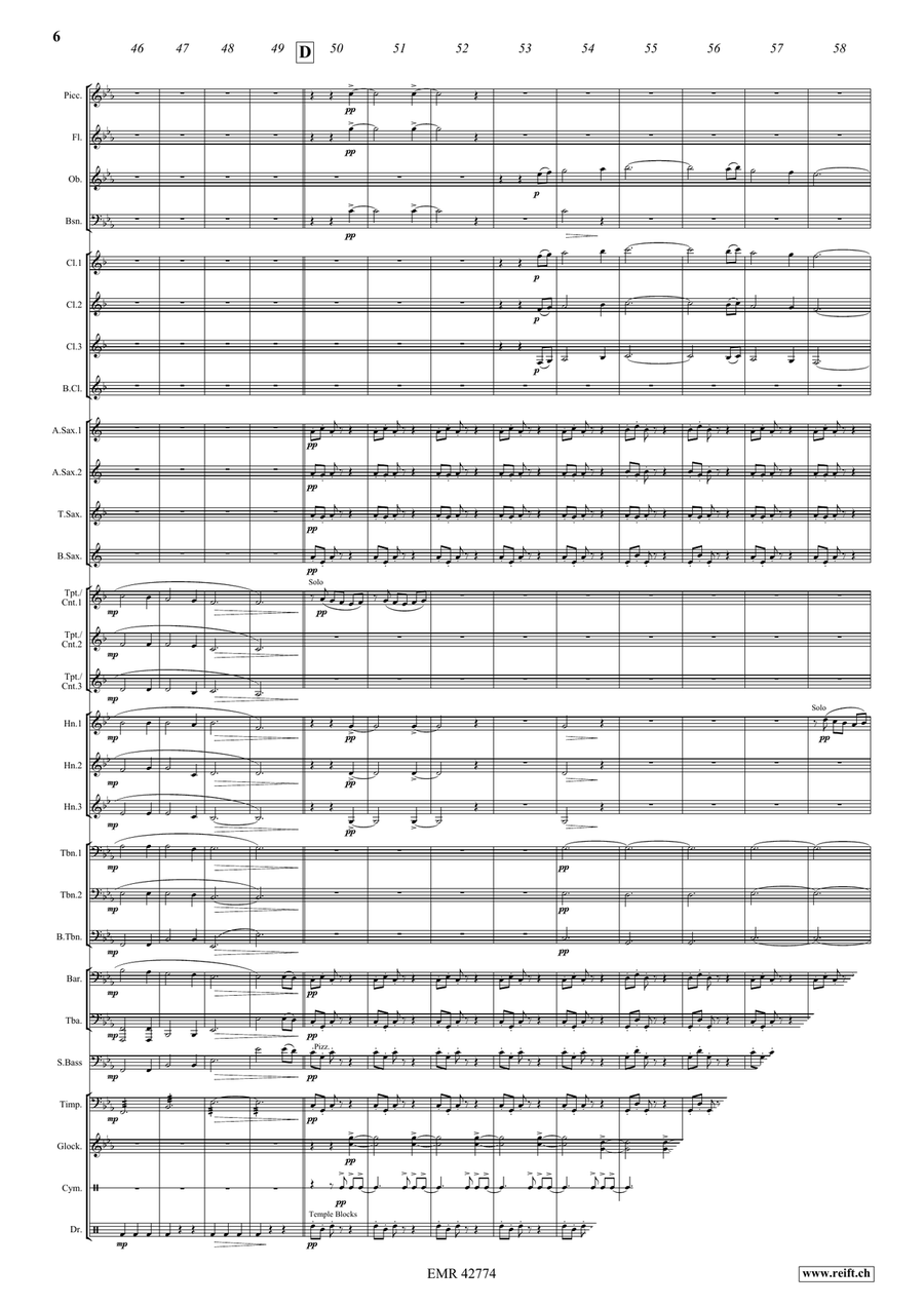 Prelude On St. Columba Prelude On St. Columba Concert Band scores gallery preview page 8