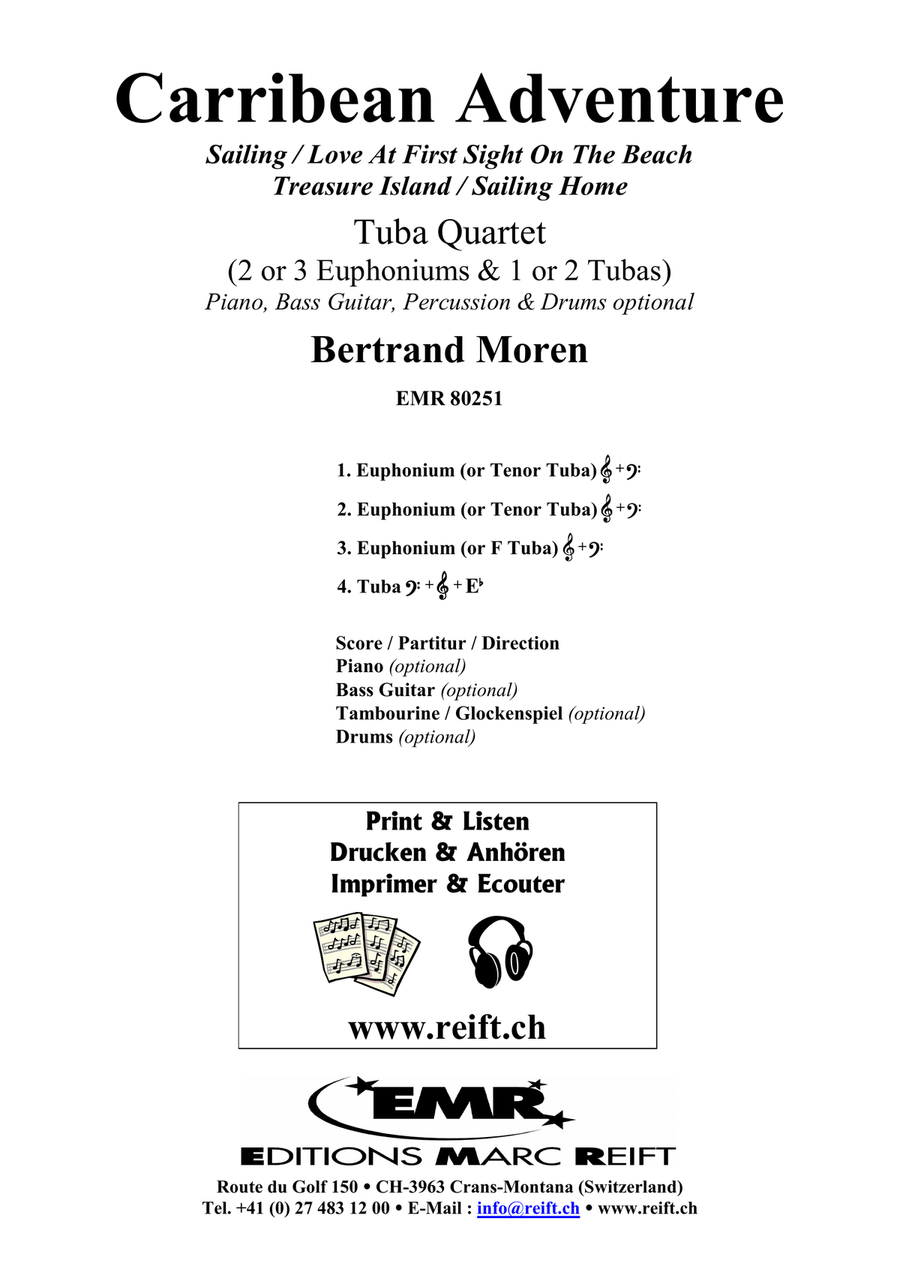 Carribean Adventure Carribean Adventure Tuba Quartet scores gallery preview page 2