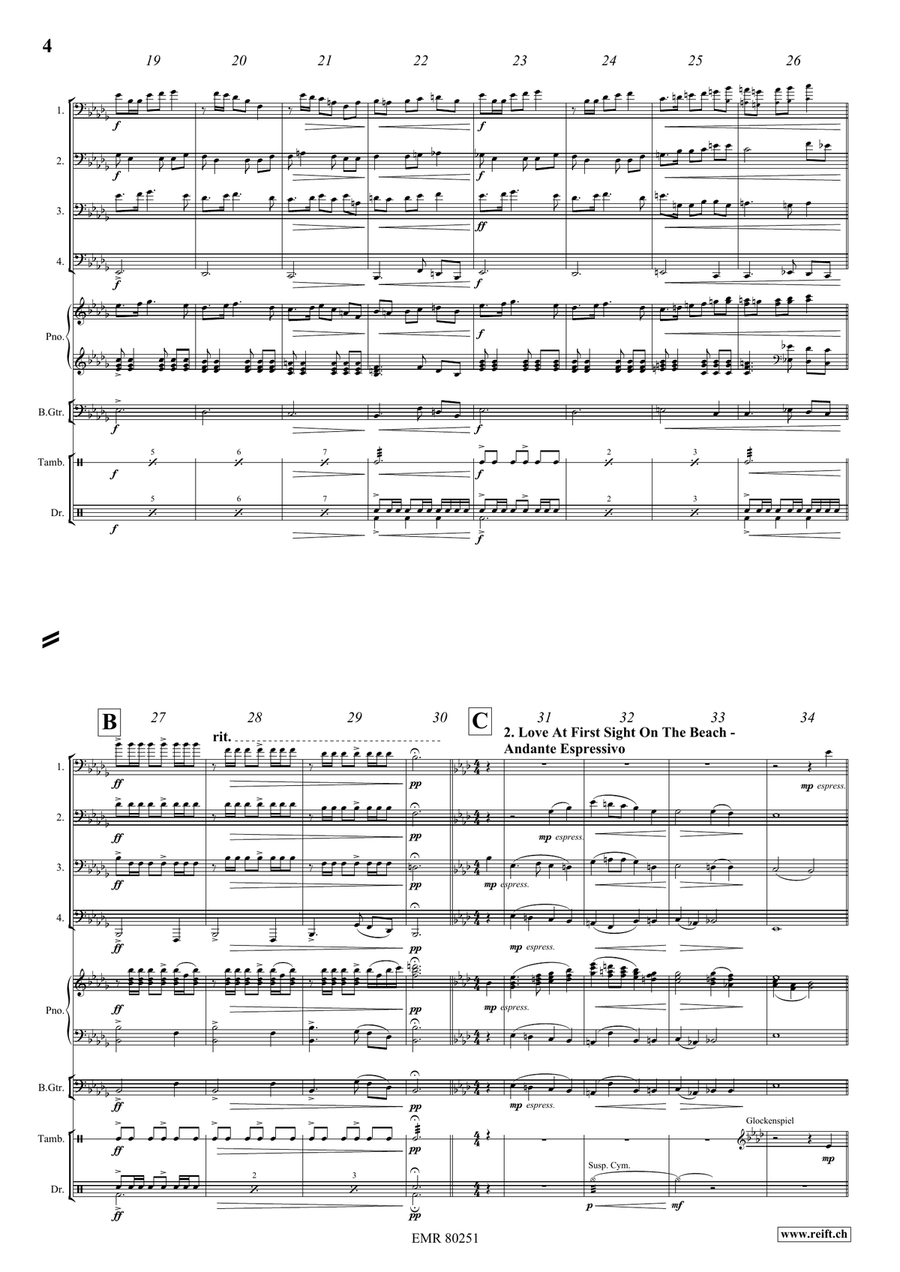Carribean Adventure Carribean Adventure Tuba Quartet scores gallery preview page 5