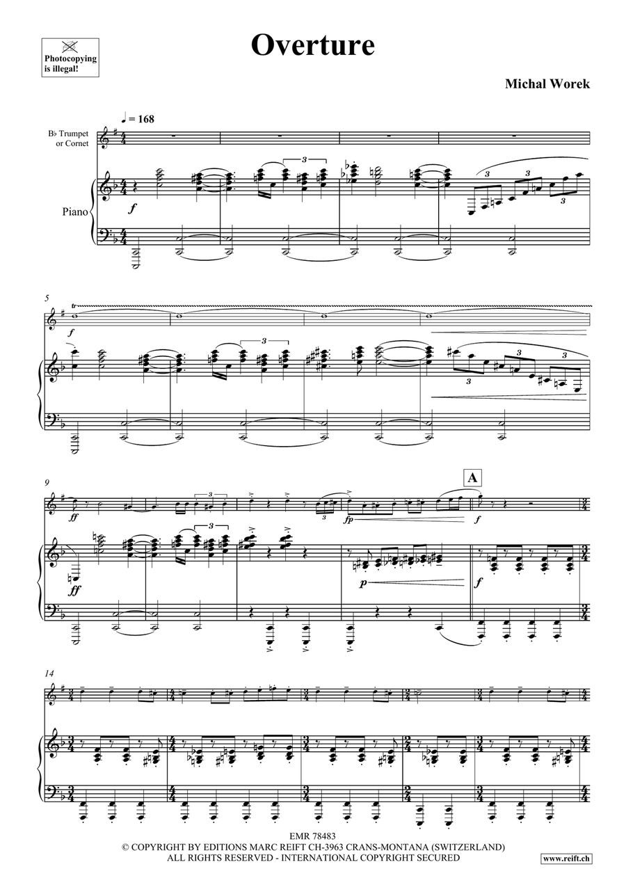 Overture Overture Cornet scores gallery preview page 5