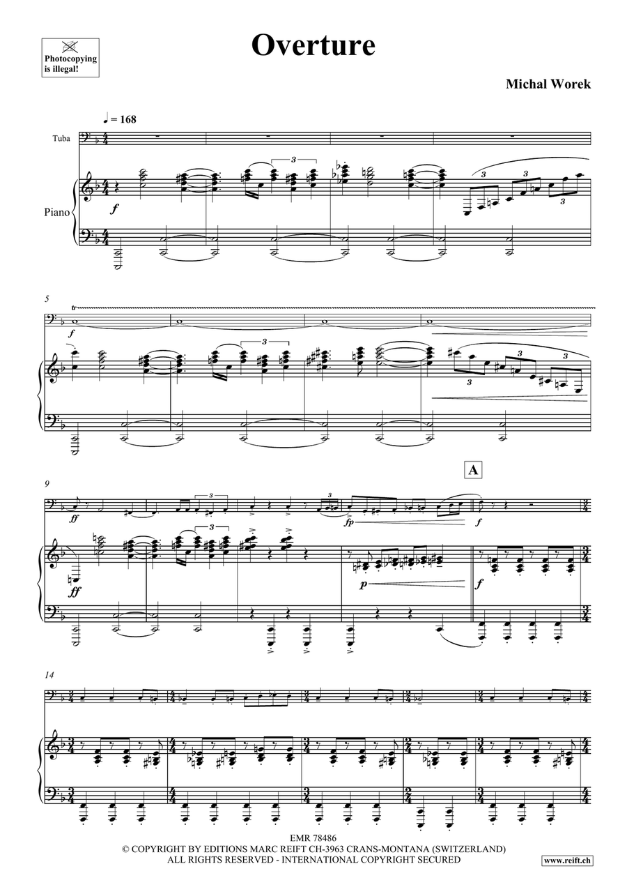 Overture Overture Tuba scores gallery preview page 5