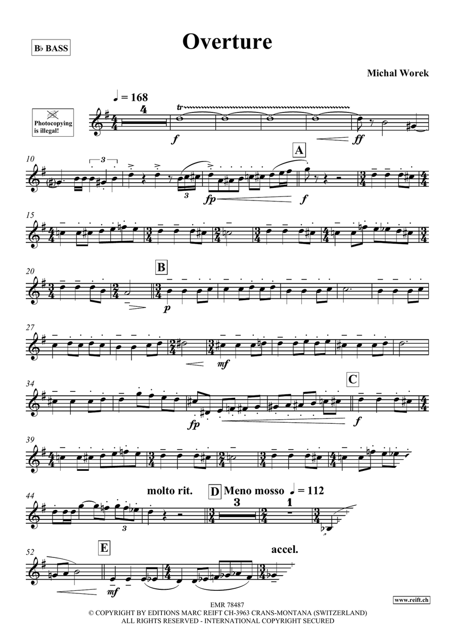 Overture Overture Voice Solo scores gallery preview page 4