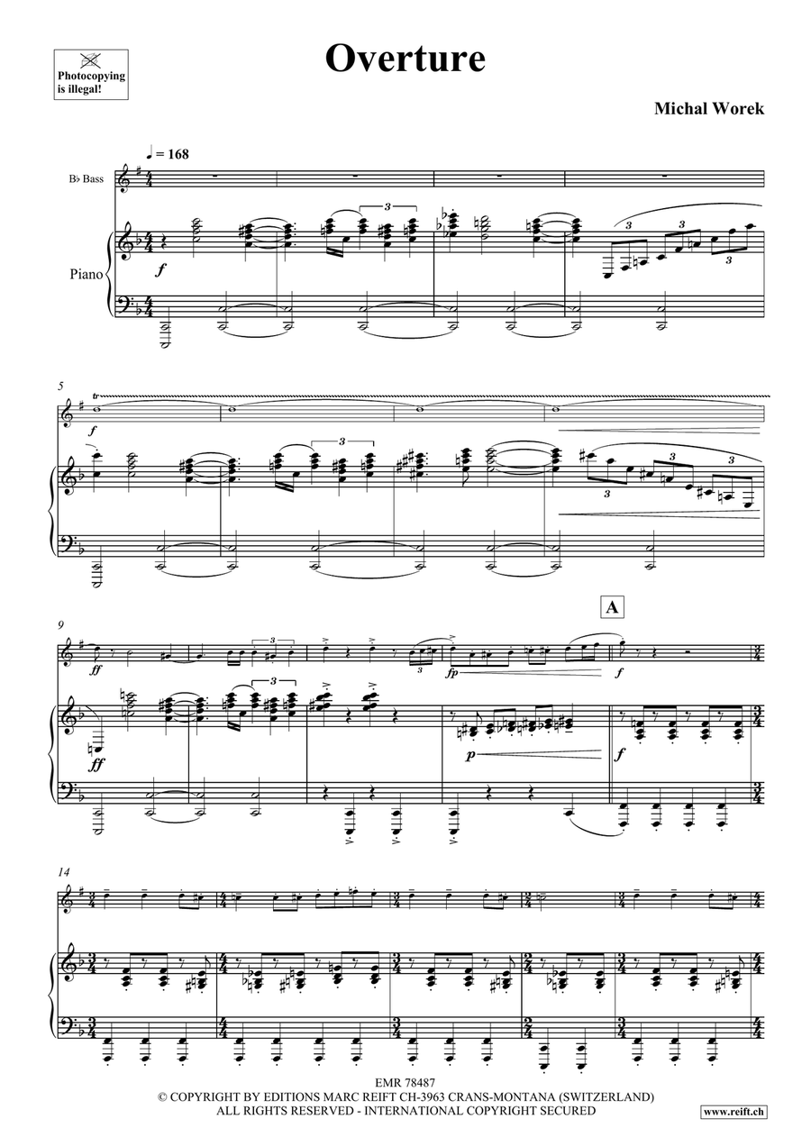 Overture Overture Voice Solo scores gallery preview page 5