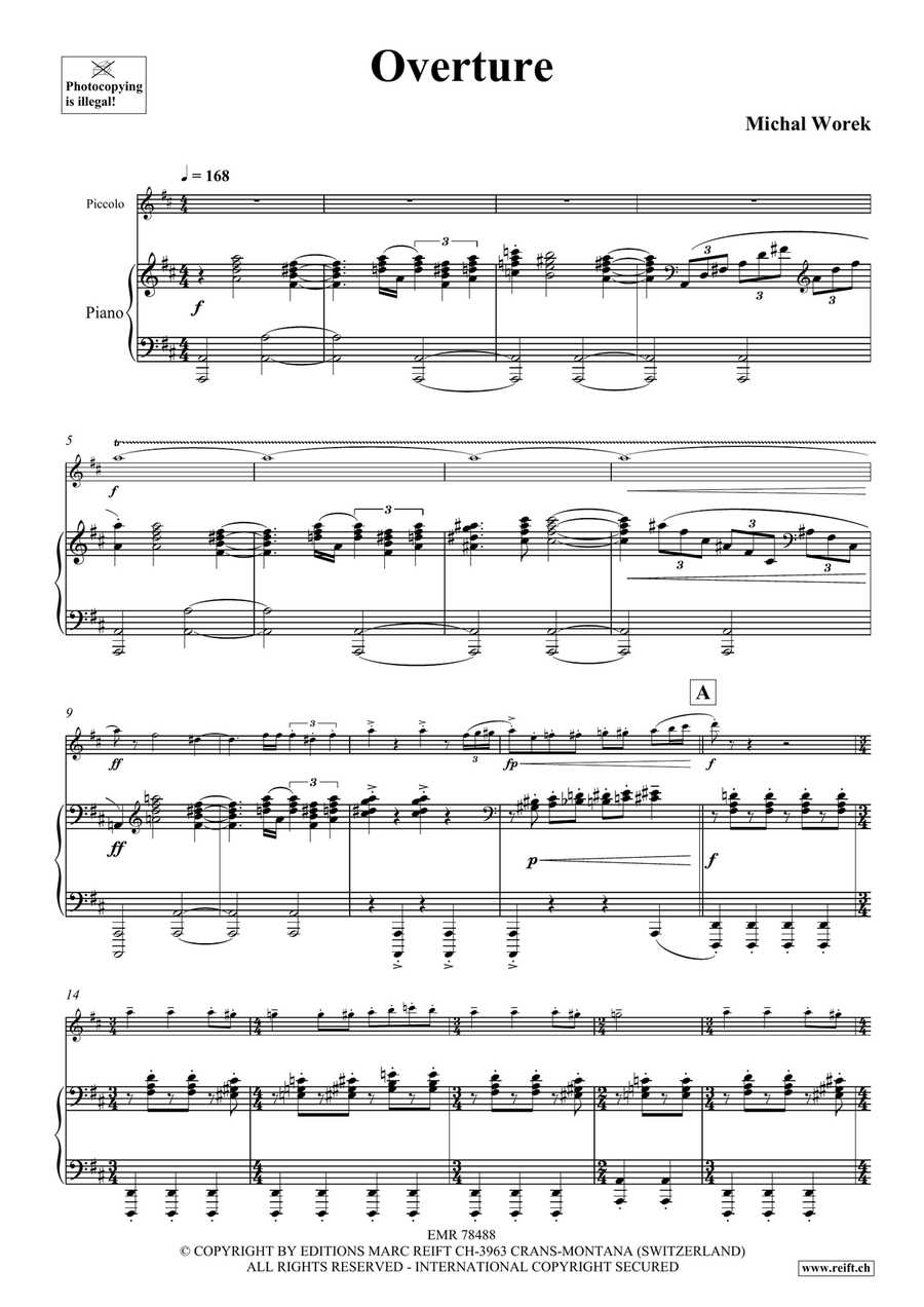 Overture Piccolo - Sheet Music page 5