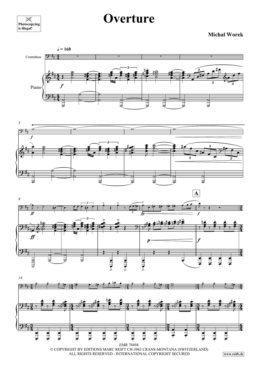 Overture Overture Double Bass scores gallery preview page 5