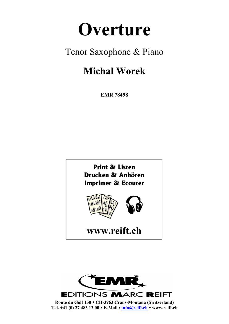 Overture Overture Tenor Saxophone scores gallery preview page 2