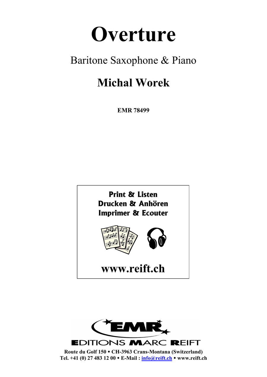 Overture Overture Baritone Saxophone scores gallery preview page 2