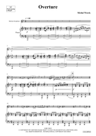 Overture Baritone Saxophone scores gallery preview page 5