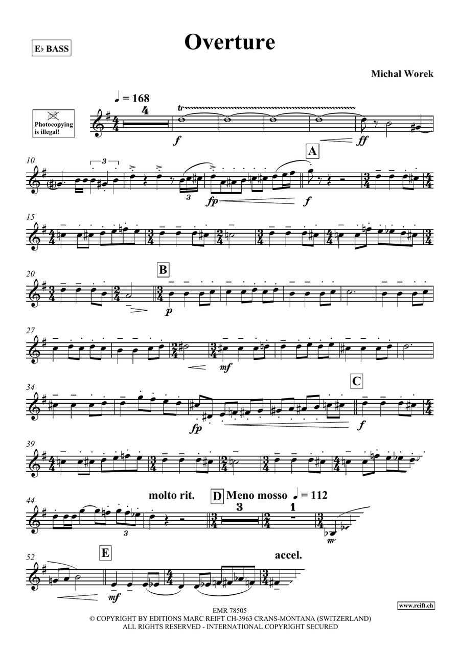 Overture Overture Voice Solo scores gallery preview page 4