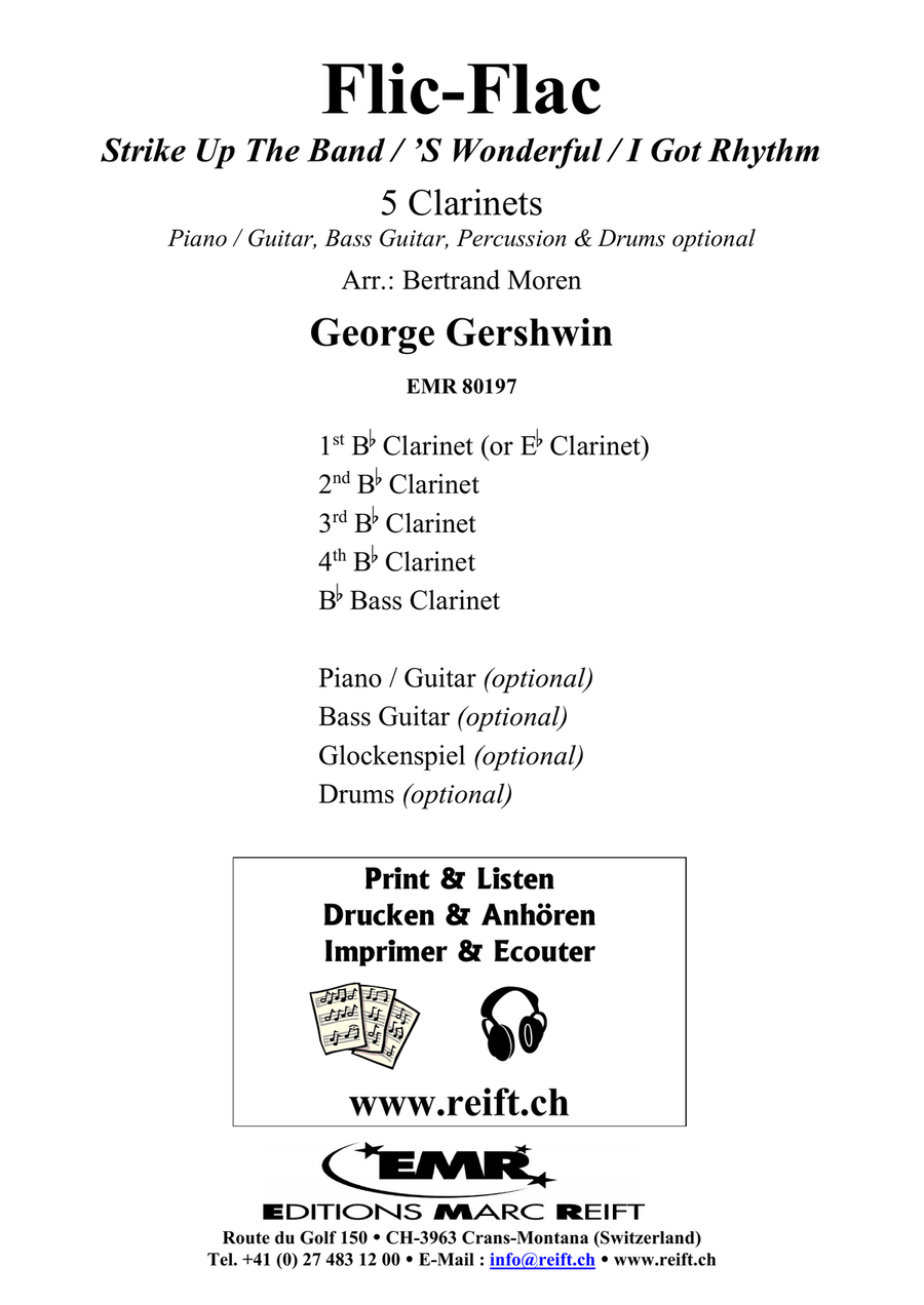 Flic-Flac Flic-Flac Clarinet Quintet scores gallery preview page 2