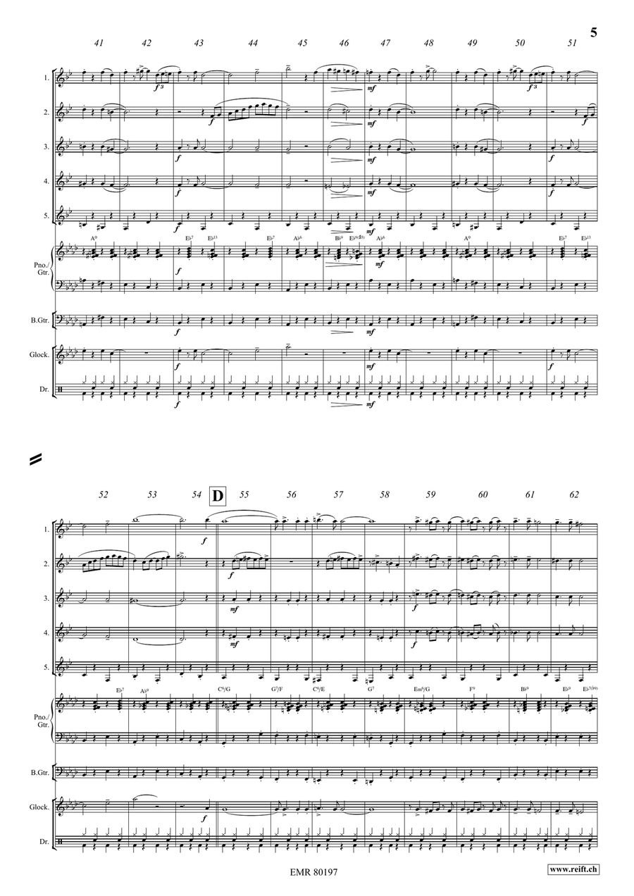 Flic-Flac Flic-Flac Clarinet Quintet scores gallery preview page 5