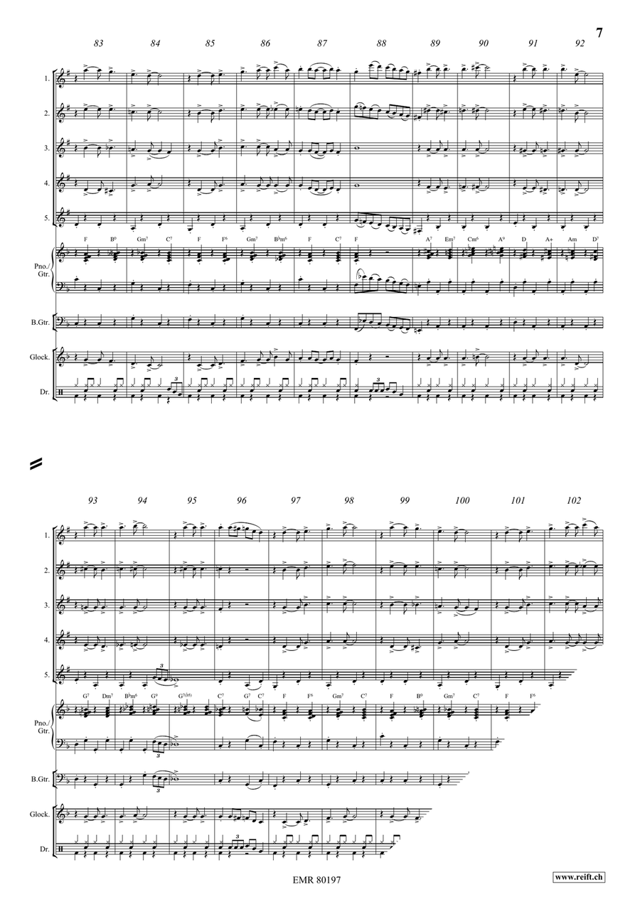 Flic-Flac Flic-Flac Clarinet Quintet scores gallery preview page 7