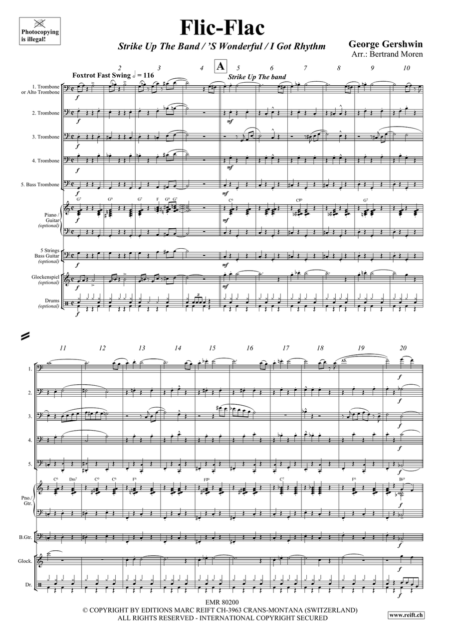 Flic-Flac Flic-Flac Trombone scores gallery preview page 3