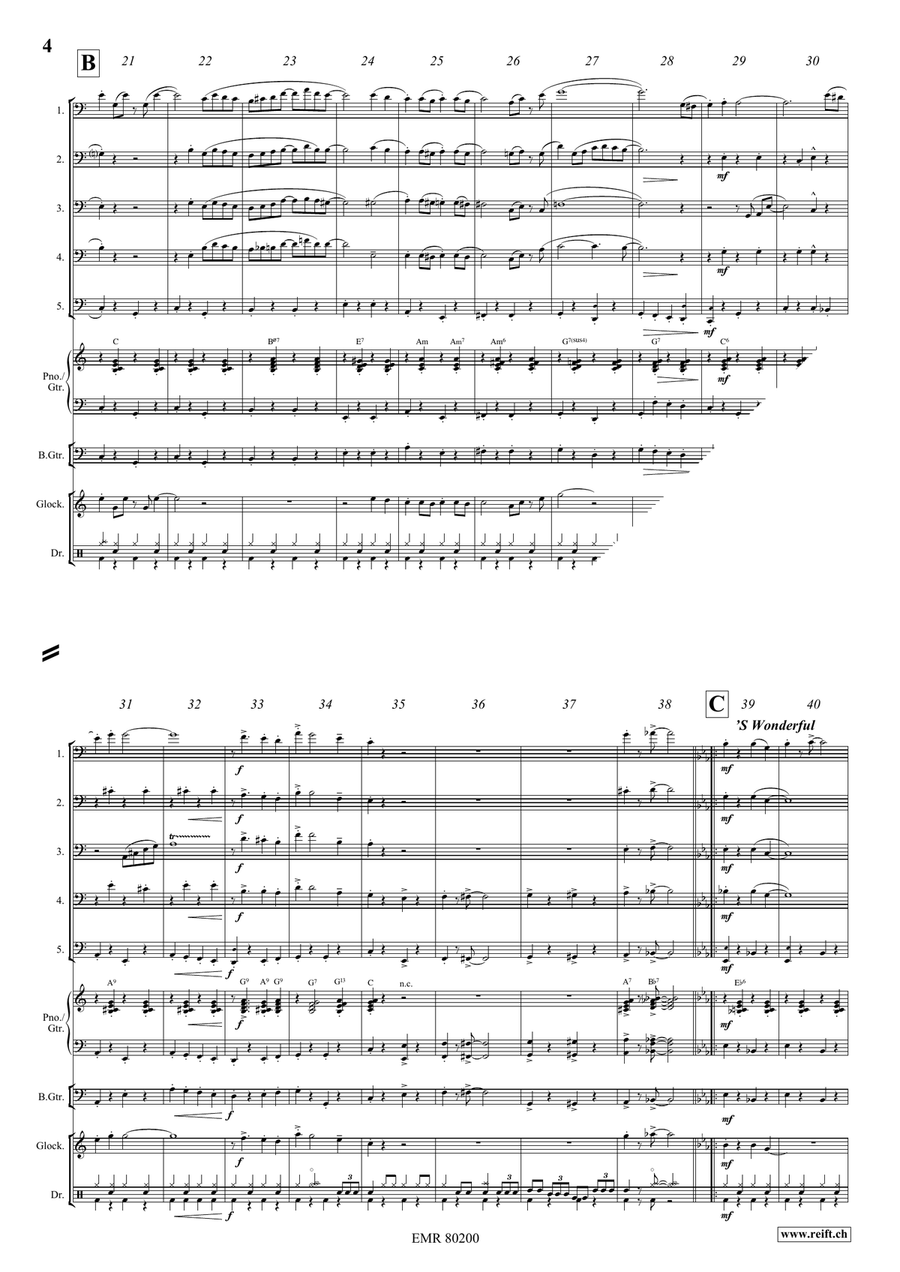 Flic-Flac Flic-Flac Trombone scores gallery preview page 4