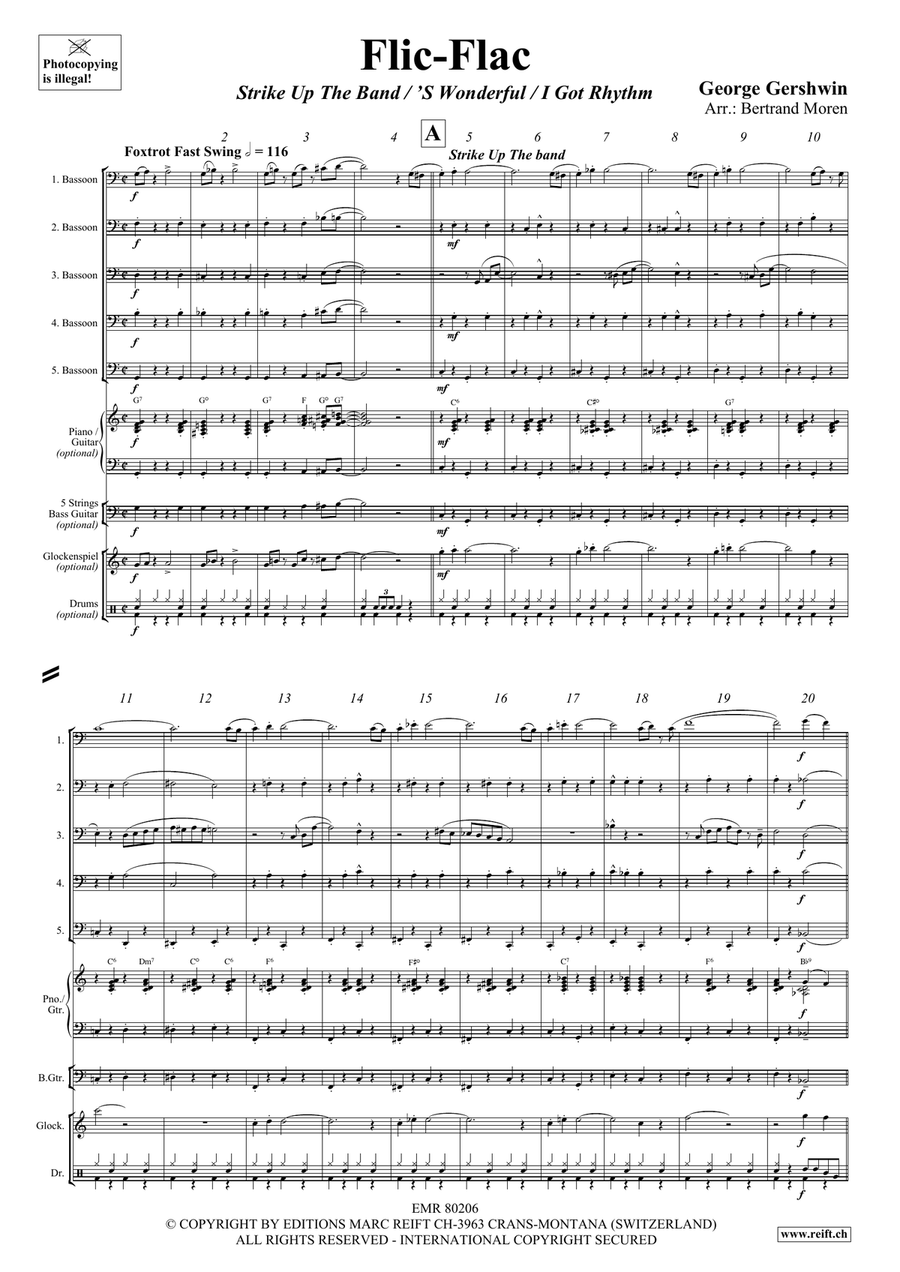 Flic-Flac Flic-Flac Bassoon scores gallery preview page 3