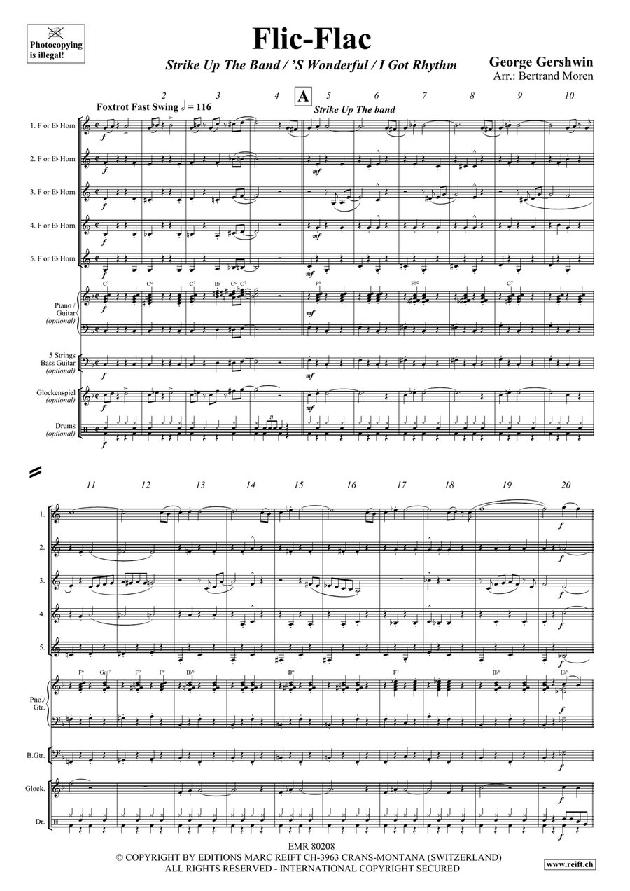 Flic-Flac Flic-Flac Horn scores gallery preview page 3