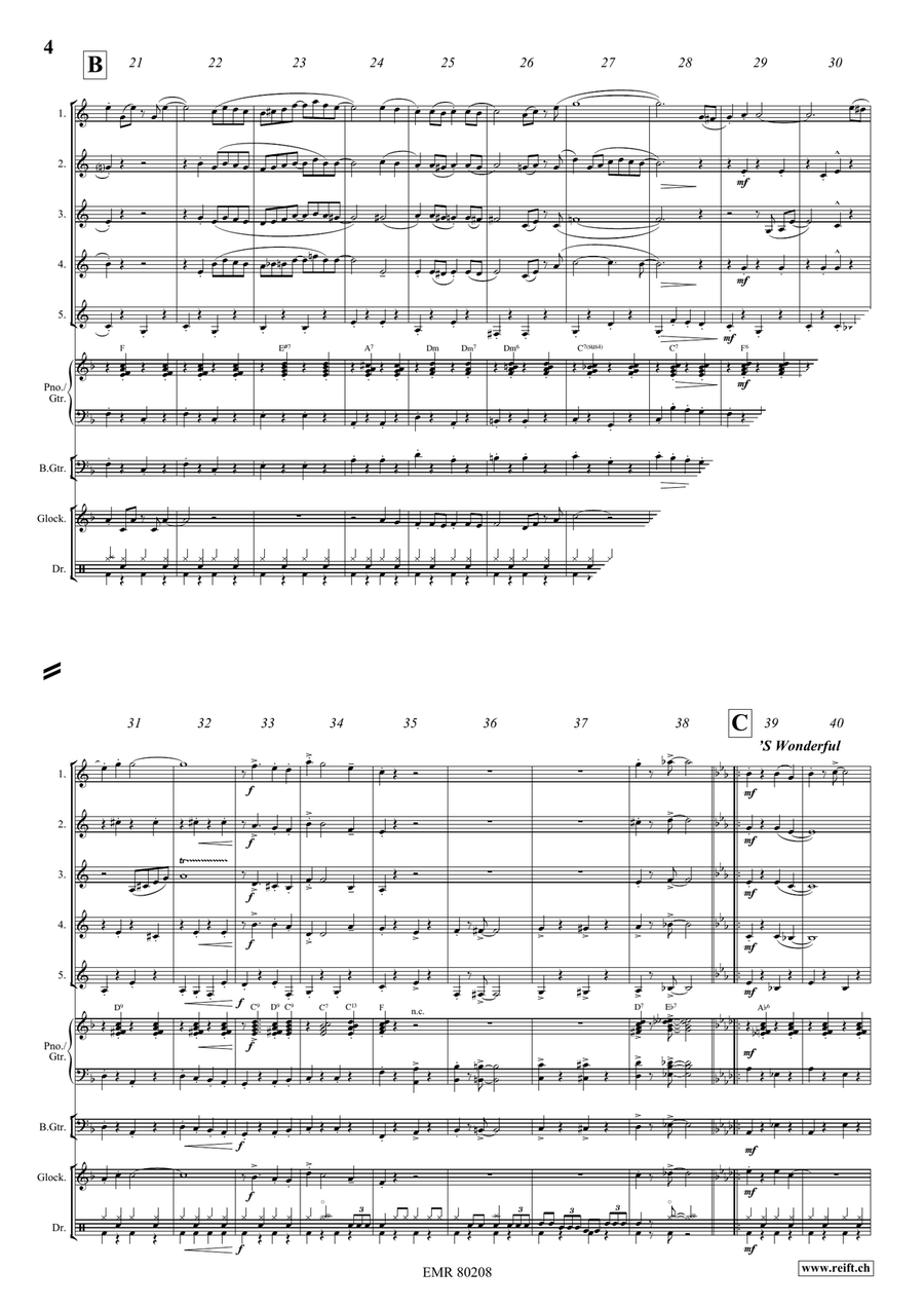Flic-Flac Flic-Flac Horn scores gallery preview page 4