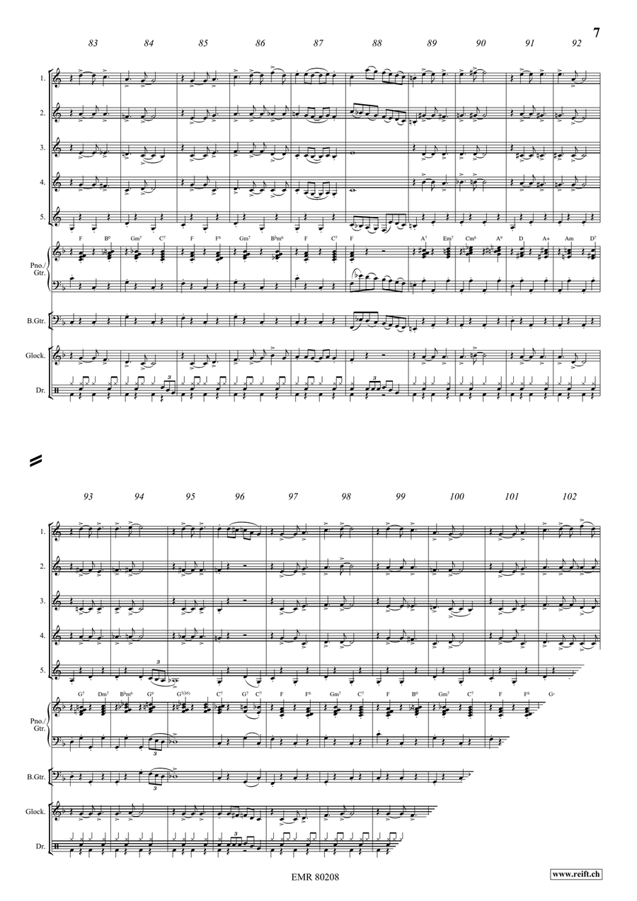 Flic-Flac Flic-Flac Horn scores gallery preview page 7